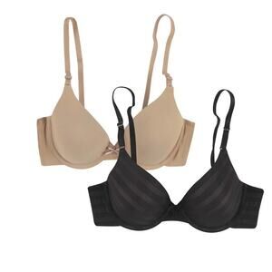 Maidenform Women's T-Shirt Bra 2-Pack, Style 05701 34A